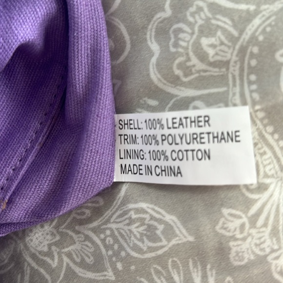 NEW HSN+Joy&Iman COLAB Tassel Leather Handbag w/Fabric Insert bag$mini coin bag - Picture 10 of 10